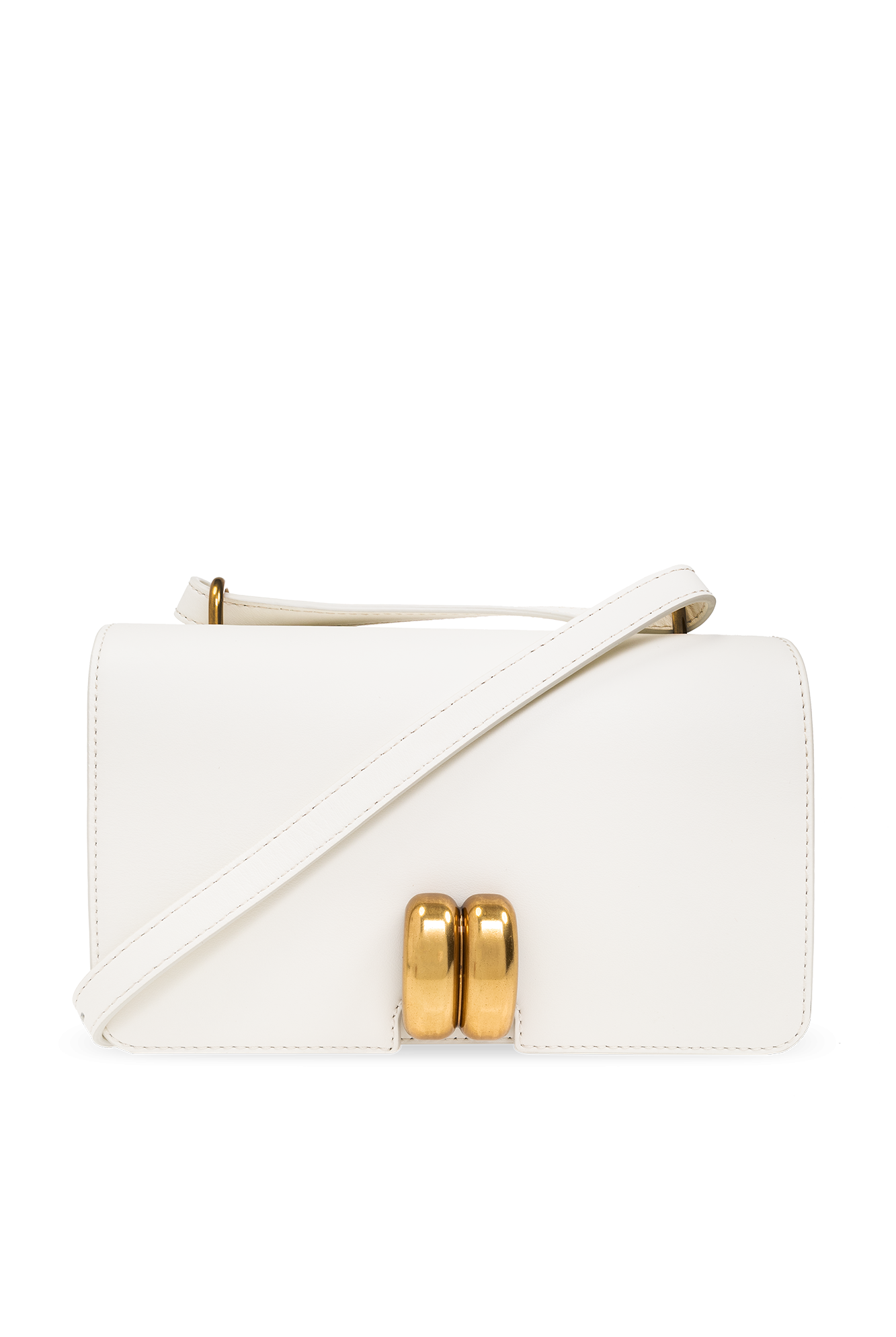 IetpShops Norway White Noval shoulder metal bag By Malene